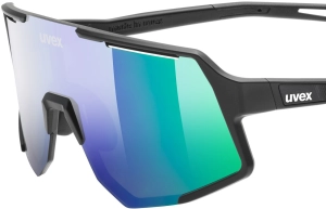 Okulary Uvex Sequenze Black Matt/Mirror Green