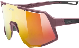 Okulary Uvex Sequenze CV Burgundy Matt/Mirror Red