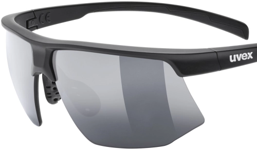 Okulary Uvex Aerios Black Matt/Mirror Smoke