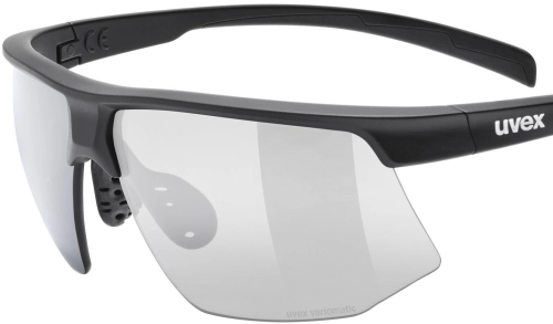 Okulary Uvex Aerios V Black Matt/Mirror Smoke