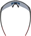 Okulary Uvex Pace Stage Black Matt/Mirror Red