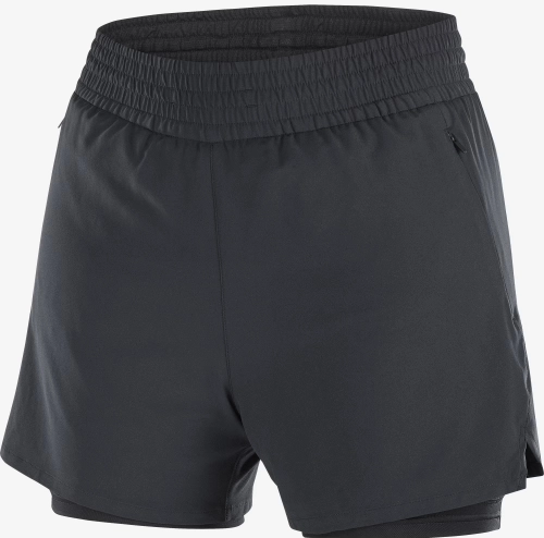 Spodenki Salomon SHAKEout Core 2in1 4 W Deep Black