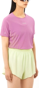 Koszulka Salomon Sense Aero Graphic SS TEE  W Iris Orchid/Acid Lime C27596