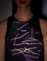 Koszulka Salomon SHAKEout Core Tank GFX W Women Deep Black C27916