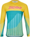 Koszulka rowerowa z długim rękawem męska Silvini Men Jersey Ello Tiger-Olive