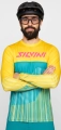 Koszulka rowerowa z długim rękawem męska Silvini Men Jersey Ello Tiger-Olive