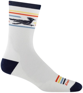 Skarpety Darn Tough Frontrunner Micro Crew Lightweight Running Socks White