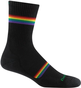 Skarpety Darn Tough Prism Micro Crew Lightweight Running Socks Black