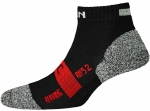 Skarpety Przeciwkleszczowe P.A.C. RN 5.2 Running Reflective Pro Short Black/Red