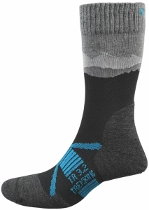 Skarpety Przeciwkleszczowe Pac TR 3.2 Trekking Merino Light Grey Mounty