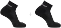 Skarpetki Salomon EVASION Ankle 2-pak Black + Black