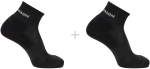 Skarpetki Salomon EVASION Ankle 2-pak Black + Black