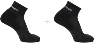 Skarpetki Salomon EVASION Ankle 2-pak Black + Black