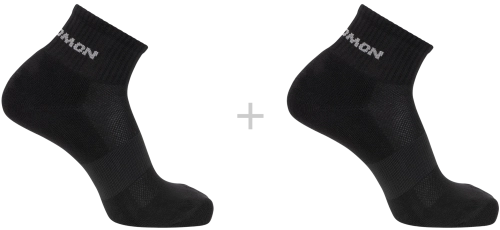 Skarpetki Salomon EVASION Ankle 2-pak Black + Black