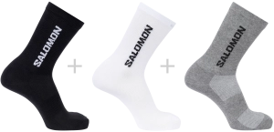Skarpetki Salomon Everyday Lite CREW 3-Pack Black/White/Frost Gray