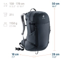 Damski Plecak Deuter Futura 21 SL Black