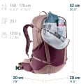 Plecak Deuter Futura 25 SL Cassis-Ashrose