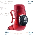 Plecak Deuter Futura 26 Cherry-Masala