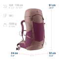 Plecak Deuter Futura Pro 30 SL Cassis-Ashrose