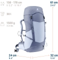 Plecak Deuter Futura Pro 30 SL Polar-Bluejay