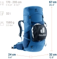 Plecak Deuter Futura Pro 32 Nightblue-Baltic