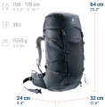 Damski Plecak Deuter Futura Pro 38 SL Black