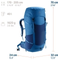 Plecak Deuter Futura Pro 40 Nightblue-Baltic