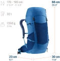 Plecak Deuter Futura 32 Nightblue-Baltic