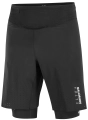 Spodenki Salomon S/LAB Ultra 2in1 M Deep Black/Deep Black 