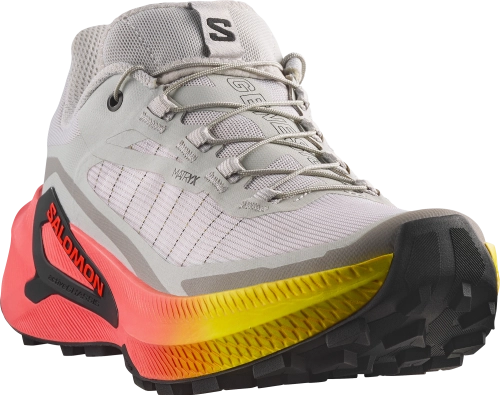 Buty Salomon Genesis 2 W Gray Violet/Safety Yellow/Neon Flame 454591