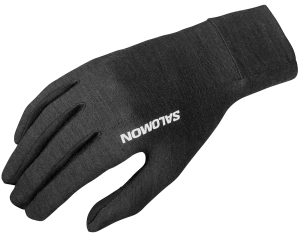 Rękawice Salomon Merino Gloves U Deep Black C29525