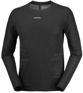 Koszulka Salomon Sense Aero LS TEE GFX M Deep Black C29288
