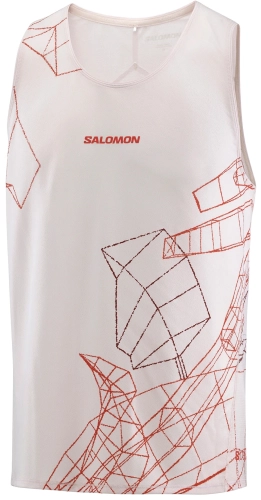 Koszulka Salomon S/LAB Speed Singlet M Lilac Ash C29467