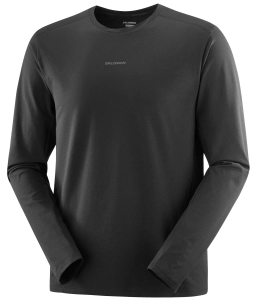 Koszulka Salomon Trackline LS TEE M Deep Black C26498