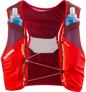 Kamizelka do biegania Salomon S/LAB Pulsar 3 SET Fiery Red/Andorra/Orange Pop