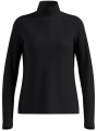 Bluza z półgolfem Damska Odlo Midlayer 1/2 Zip Essential Warm Black