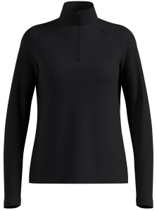 Bluza z półgolfem Damska Odlo Midlayer 1/2 Zip Essential Warm Black