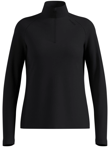 Bluza z półgolfem Damska Odlo Midlayer 1/2 Zip Essential Warm Black