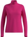 Bluza z półgolfem Damska Odlo Midlayer 1/2 Zip Essential Warm Pink