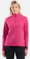 Bluza z półgolfem Damska Odlo Midlayer 1/2 Zip Essential Warm Pink