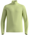 Bluza z półgolfem Męska Odlo Midlayer 1/2 Zip Essential Warm Yellow