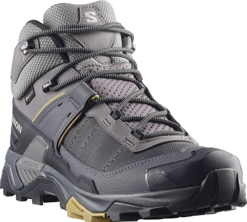 Buty Salomon X Ultra 5 MID WIDE GTX Gore-Tex Dark Gull Gray/Asphalt 491670