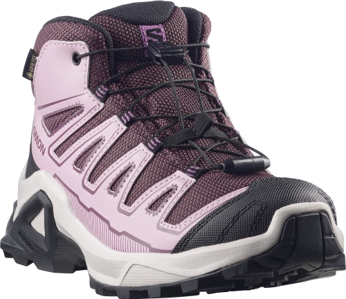 Buty Salomon X Ultra Mid GTX J Junior Huckleberry/Dawn Pink/Concord Grape 491095