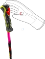 Kije Leki WCR Pro Lite SL TR Pink