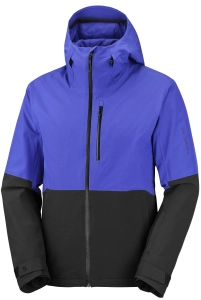 Kurtka Narciarska Salomon Highland Jacket M Clematis Blue/Deep Black C29335
