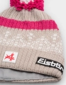 Czapka Eisbar Norrak Pompon MÜ Beige/Pink