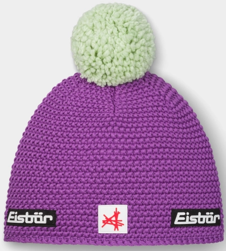 Czapka Eisbar Jamie Pompon MÜ SA Purple