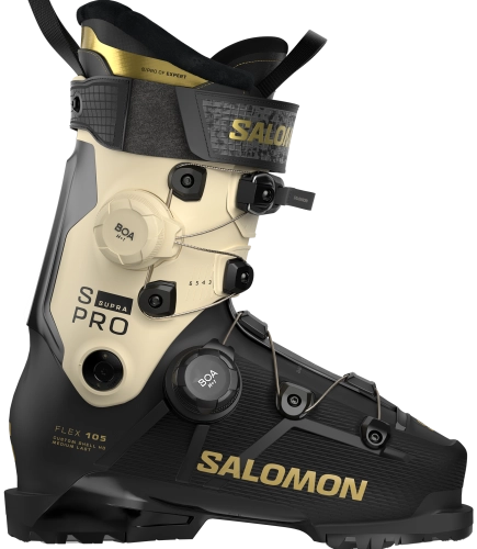 Buty Salomon S/PRO Supra DUAL BOA 105 W GW Black/Birch/Gold Met. 2027