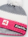 Czapka Dziecięca Eisbar Star Pompon MÜ SA Kids Meliert/White/Graumele 
