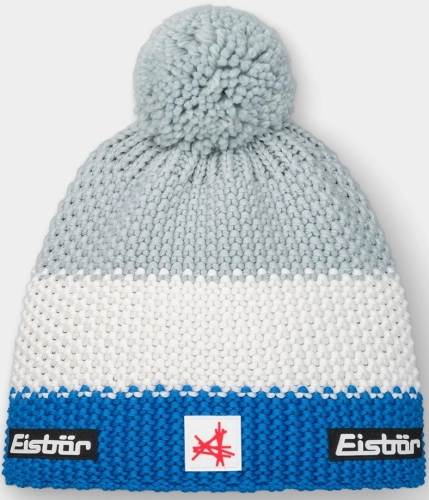 Czapka Dziecięca Eisbar Star Pompon MÜ SA Kids Blue/White/Gray